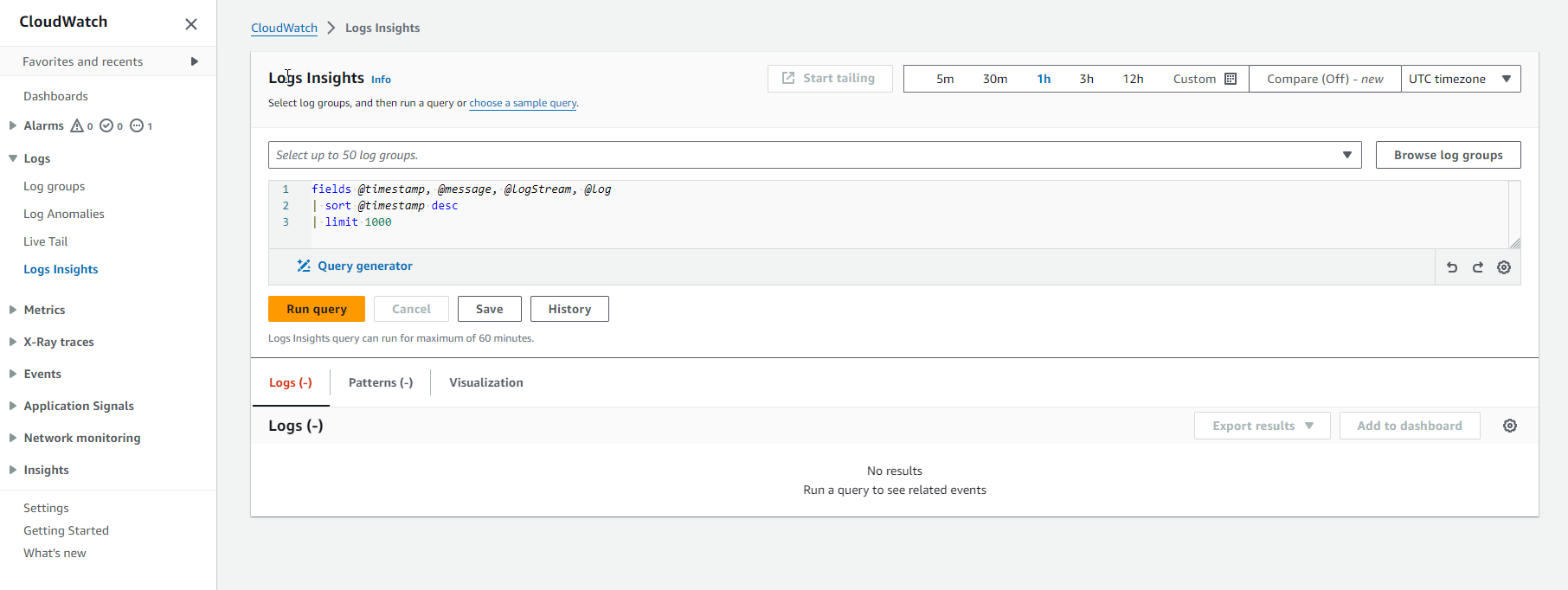 log insights initial