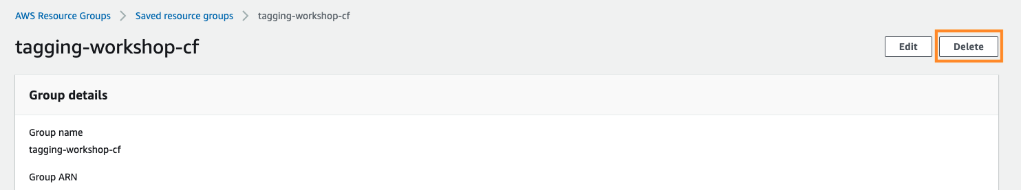 Delete the newly created resource group